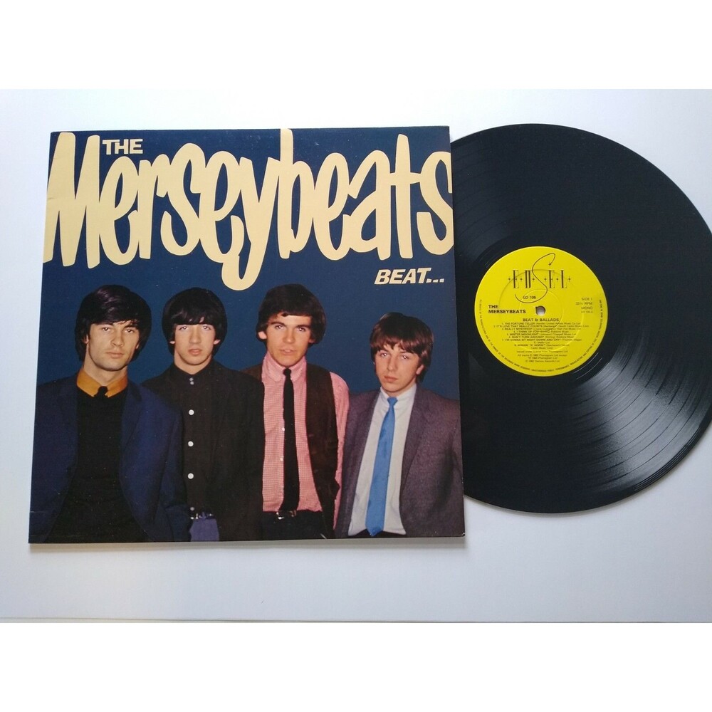 The Merseybeats ‎Beat & Ballads Vinyl LP Record Album 1982 UK Compilation Blues